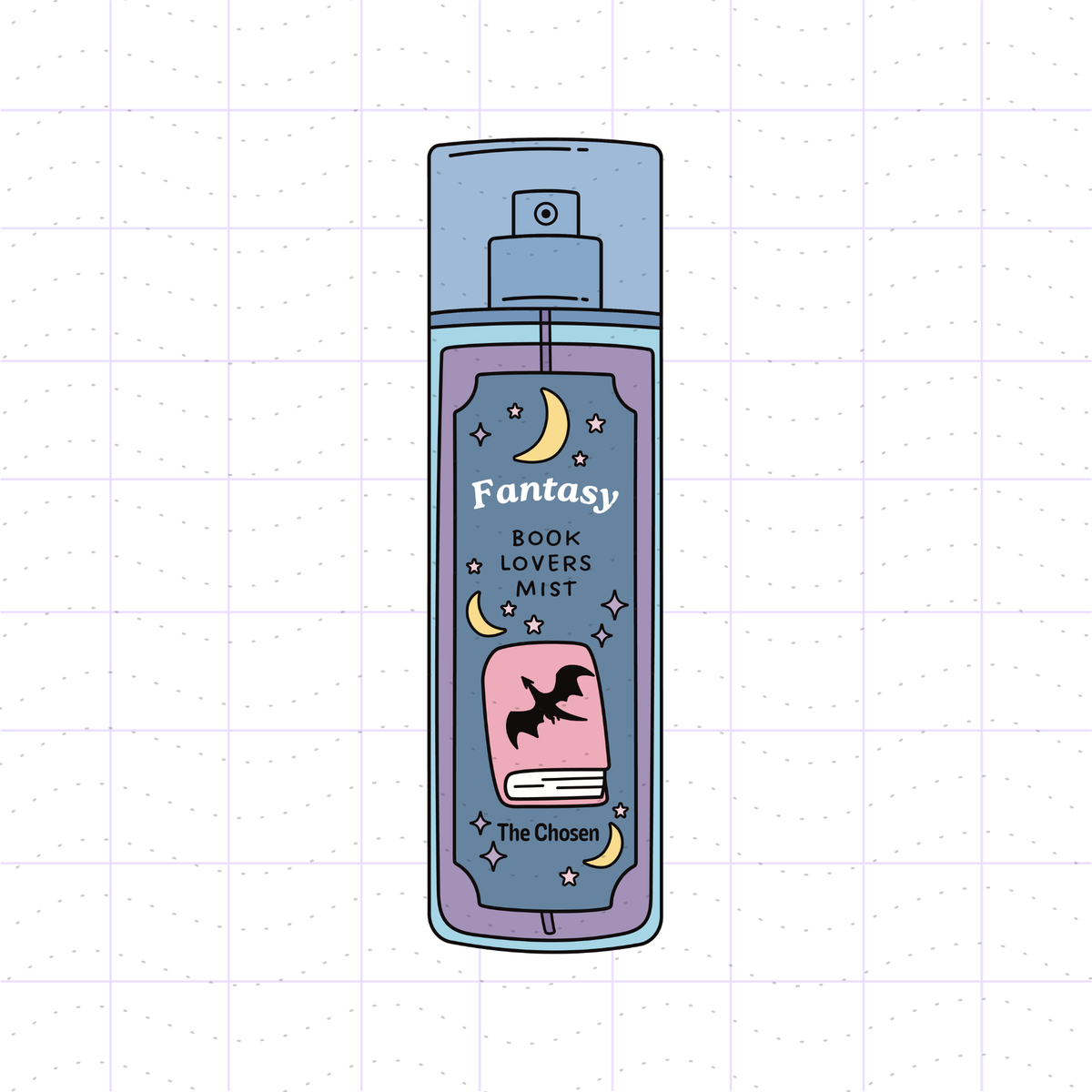 Bookish Body Spray Bundle PNG Files