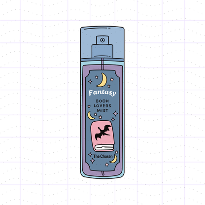 Bookish Body Spray Bundle PNG Files