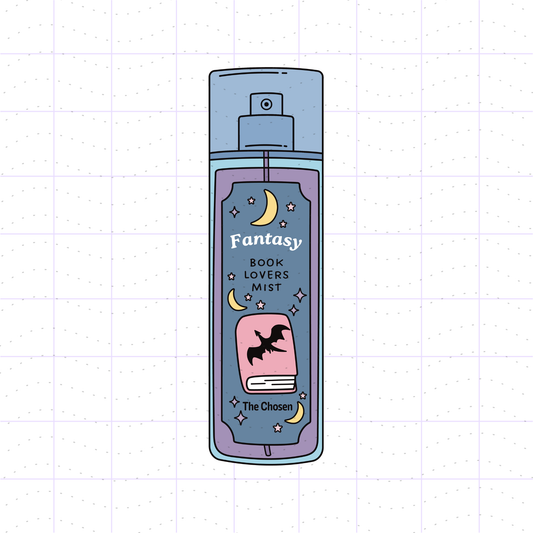 Fantasy Reader Book Lovers Body Spray PNG File