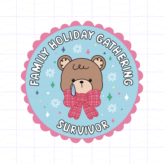 Family Holiday Gathering Survivor PNG SVG File