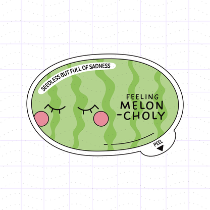 Sad Fruit Produce Label Sticker PNG Bundle