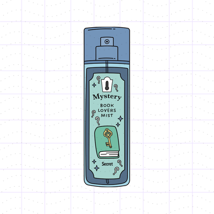 Bookish Body Spray Bundle PNG Files