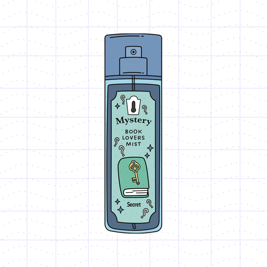 Mystery Reader Bookish Body Spray PNG File