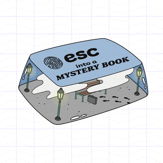 Mystery Book Reader ESC Keycap Design PNG File