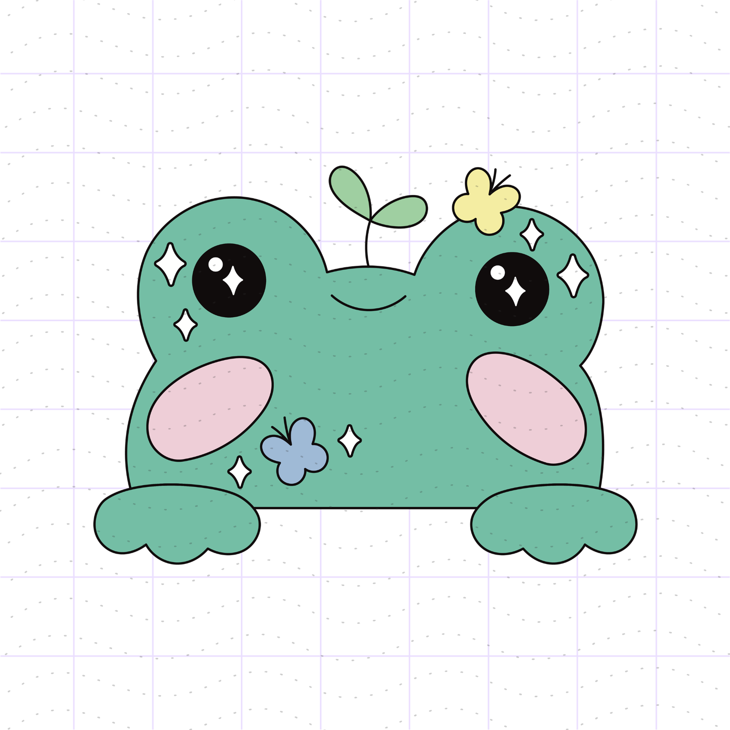Peeking Frog PNG File