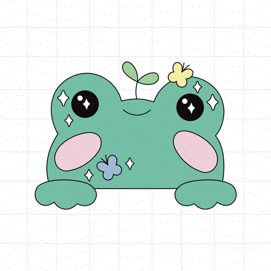 Peeking Frog PNG File