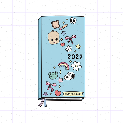 Planner Girl 2027 Bundle PNG Files