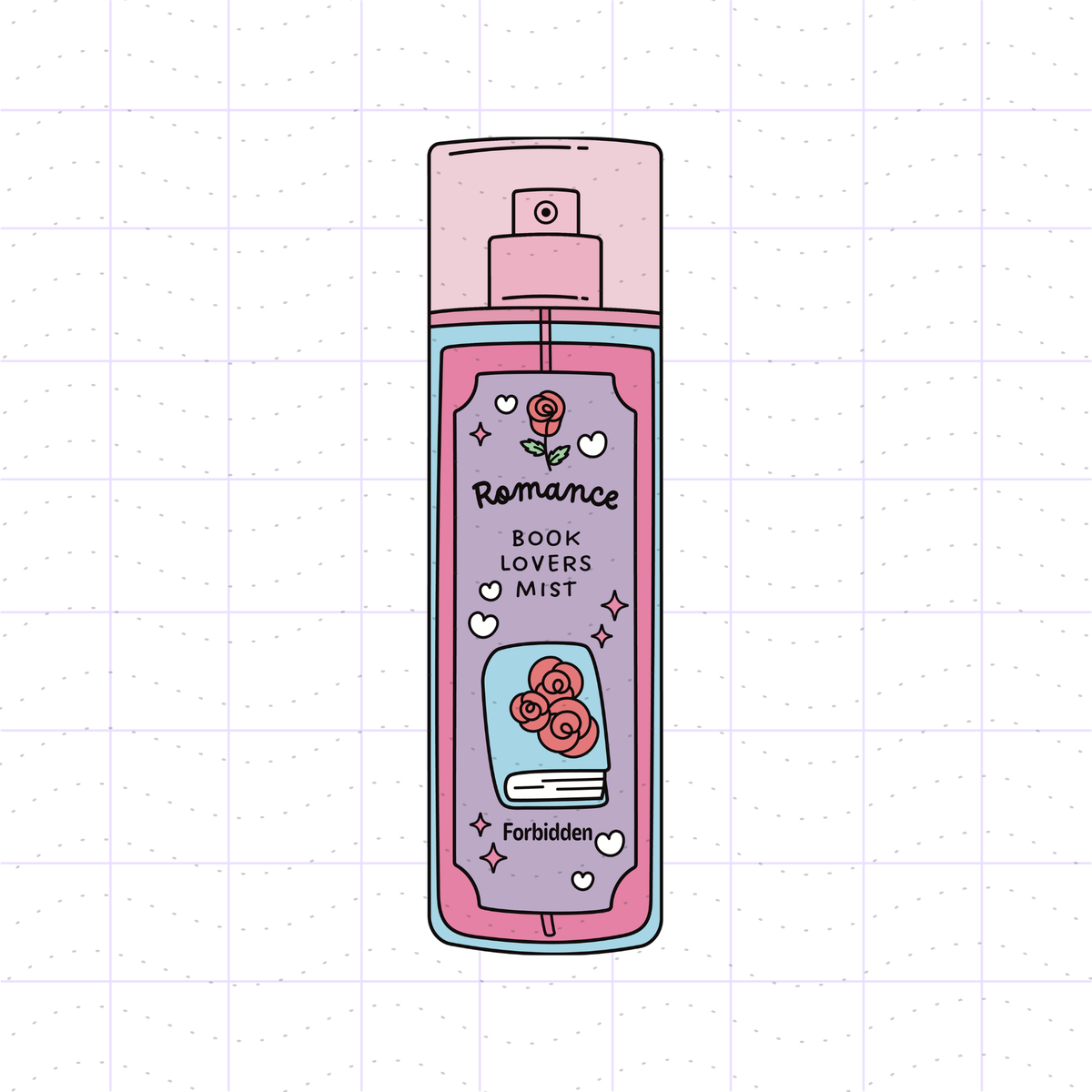Bookish Body Spray Bundle PNG Files