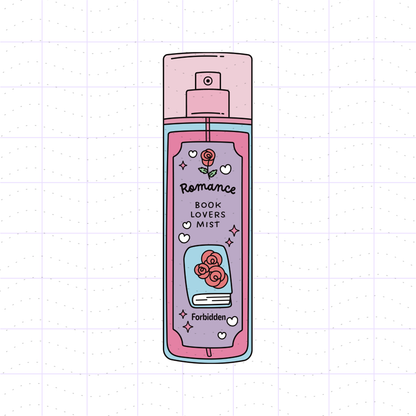 Bookish Body Spray Bundle PNG Files