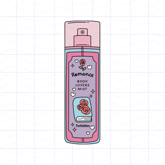 Romance Reader Book Lovers Body Spray PNG File