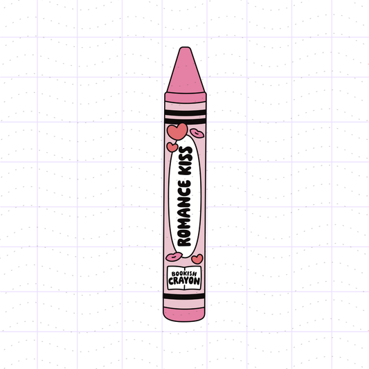 Bookish Romance Crayon PNG File