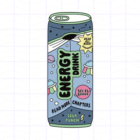 Sci-Fi Reader Energy Drink PNG File