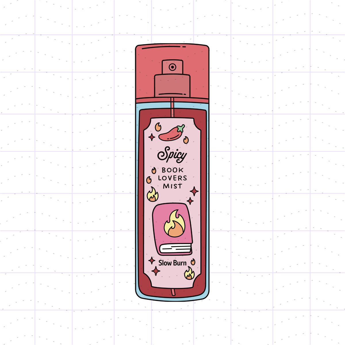 Bookish Body Spray Bundle PNG Files