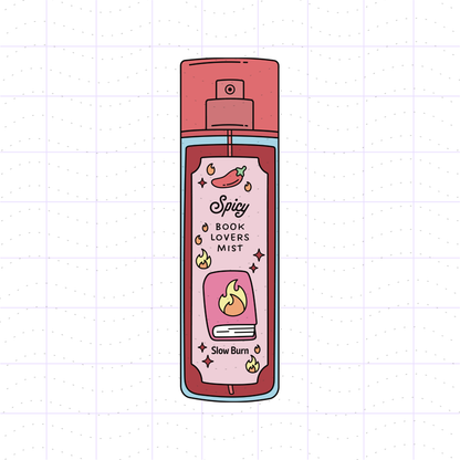 Bookish Body Spray Bundle PNG Files