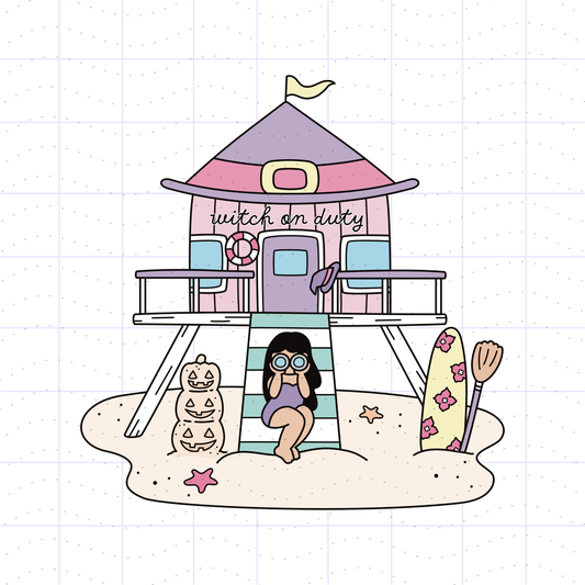 Summerween Life Guard Tower PNG File