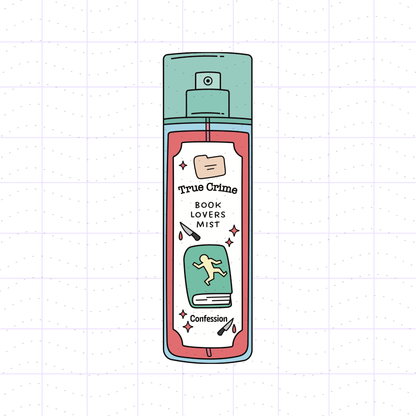 Bookish Body Spray Bundle PNG Files