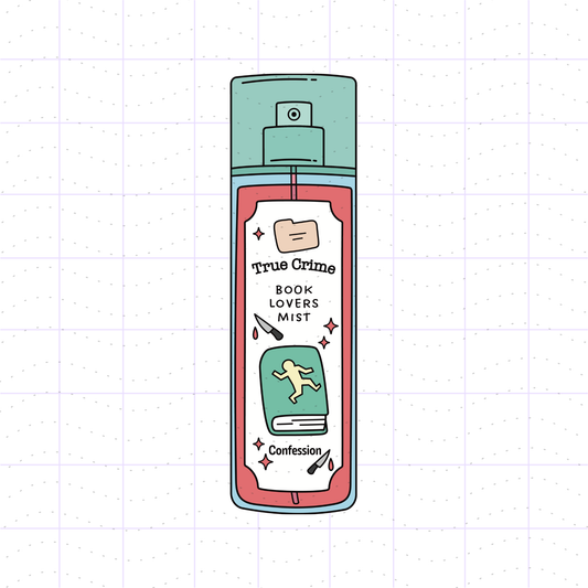 True Crime Reader Body Spray PNG File