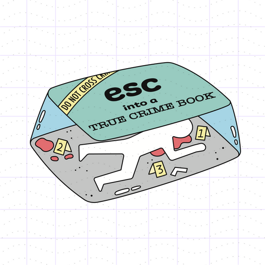 True Crime Junkie Keycap Design PNG File