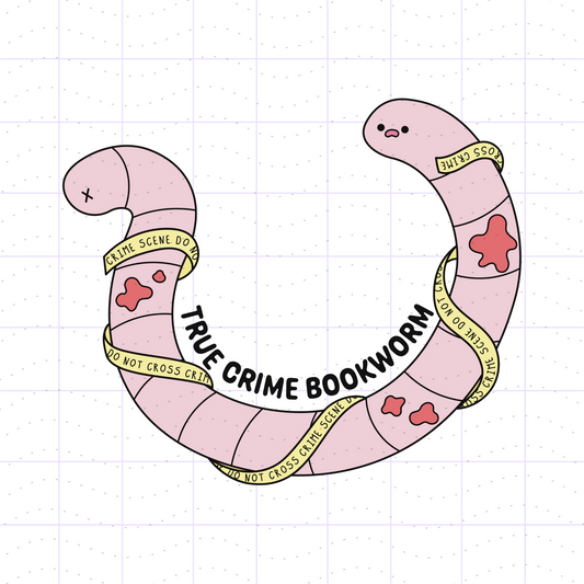 True Crime Bookish Bookworm PNG File
